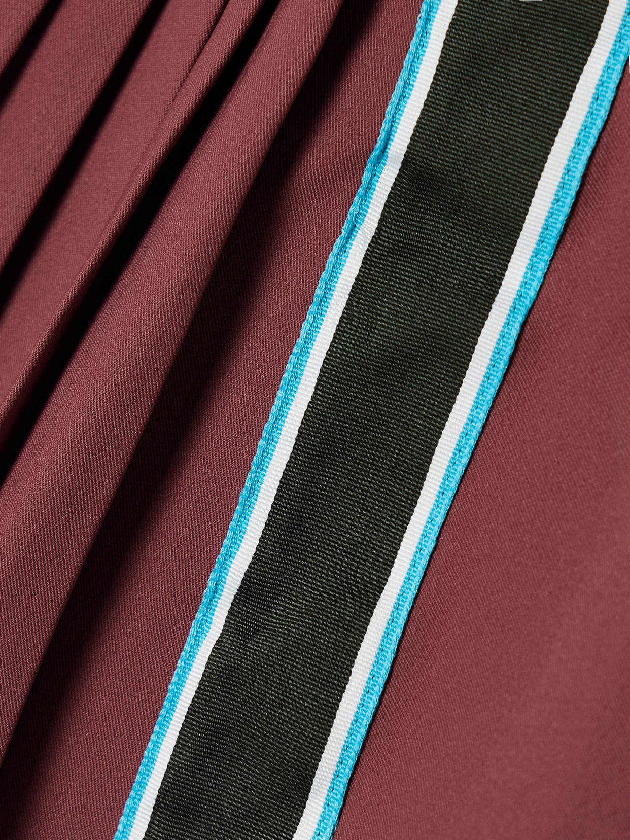 Nike Court Slam Grosgrain-trimmed Dri-fit Tennis Skirt