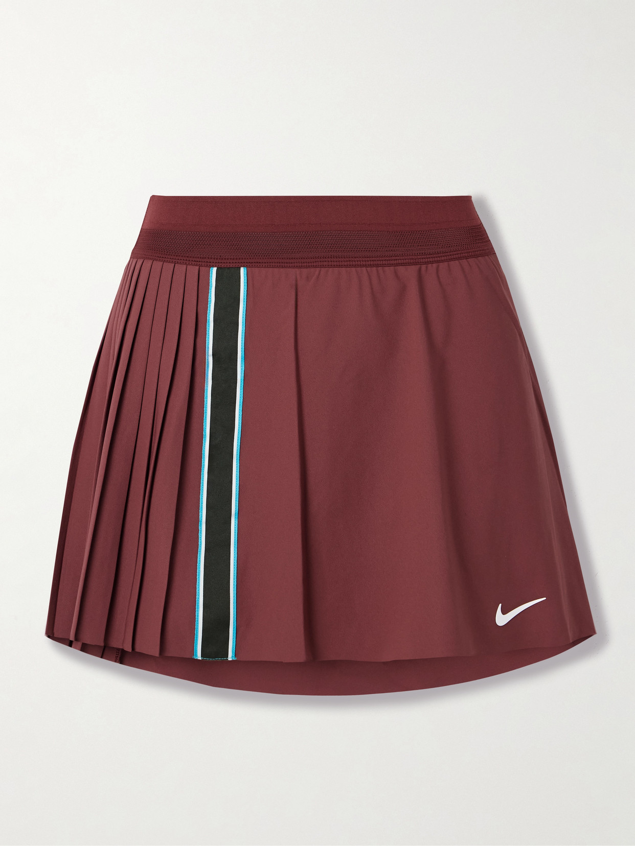 Nike Court Slam Grosgrain-trimmed Dri-fit Tennis Skirt