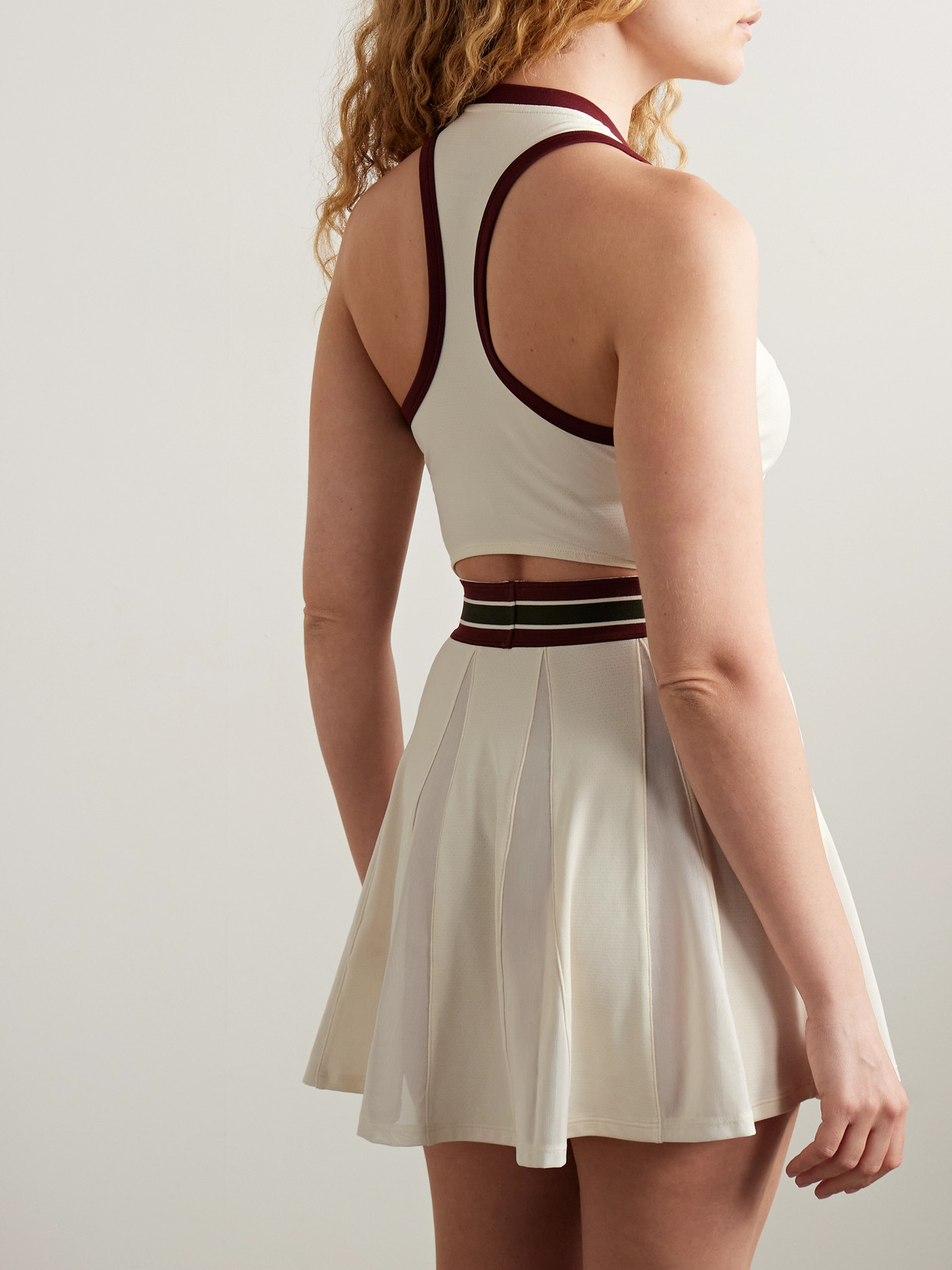 Nike Court Slam Mesh-trimmed Dri-fit Tennis Dress