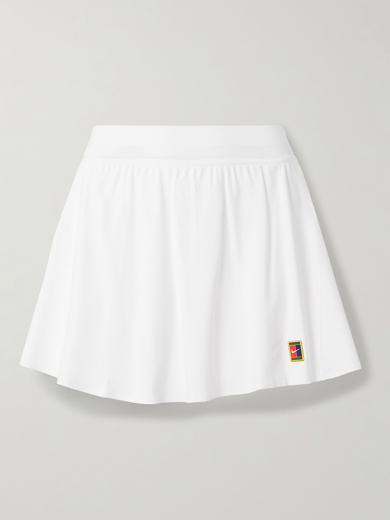 Nike + Wimbledon Court Slam Ace Dri-fit Tennis Skirt In White