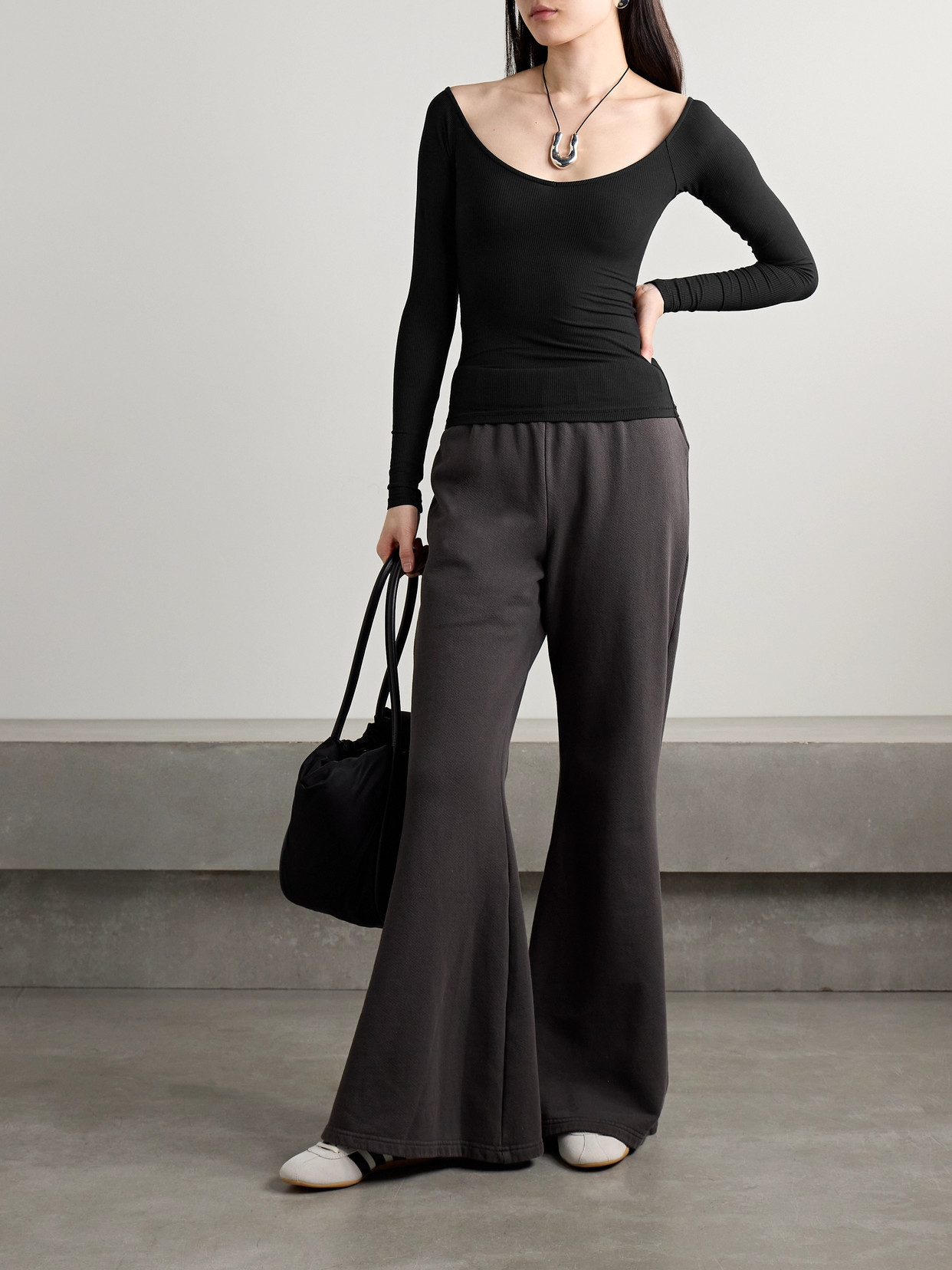 SKIMS SOFT LOUNGE OFF THE SHOULDER TOP