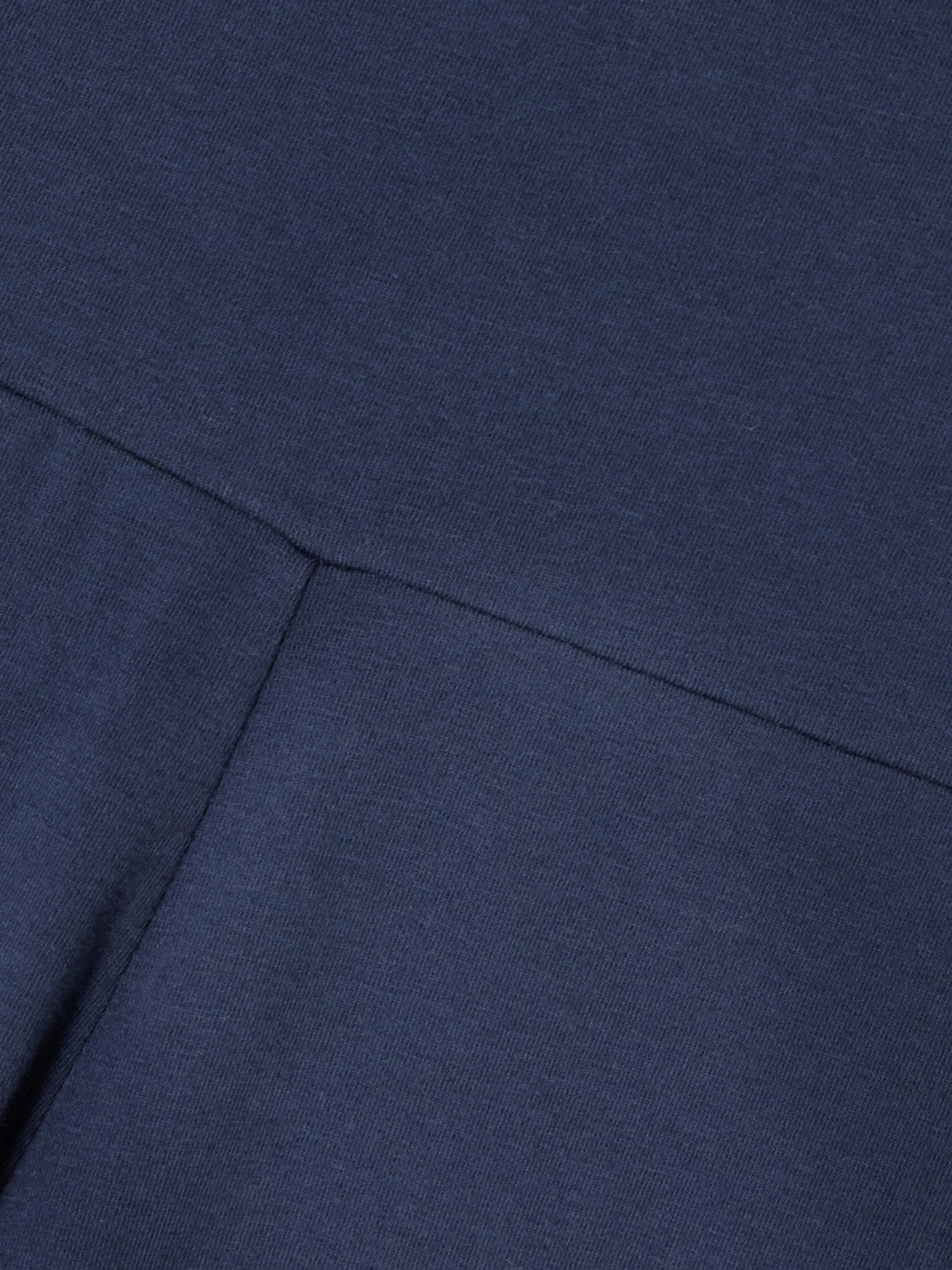 Skims Foldover stretch-cotton jersey flared pants - Navy