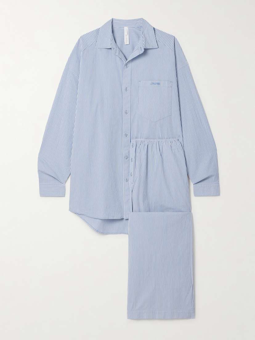 Skims Oversized Sleep Set - Cadet Stripe