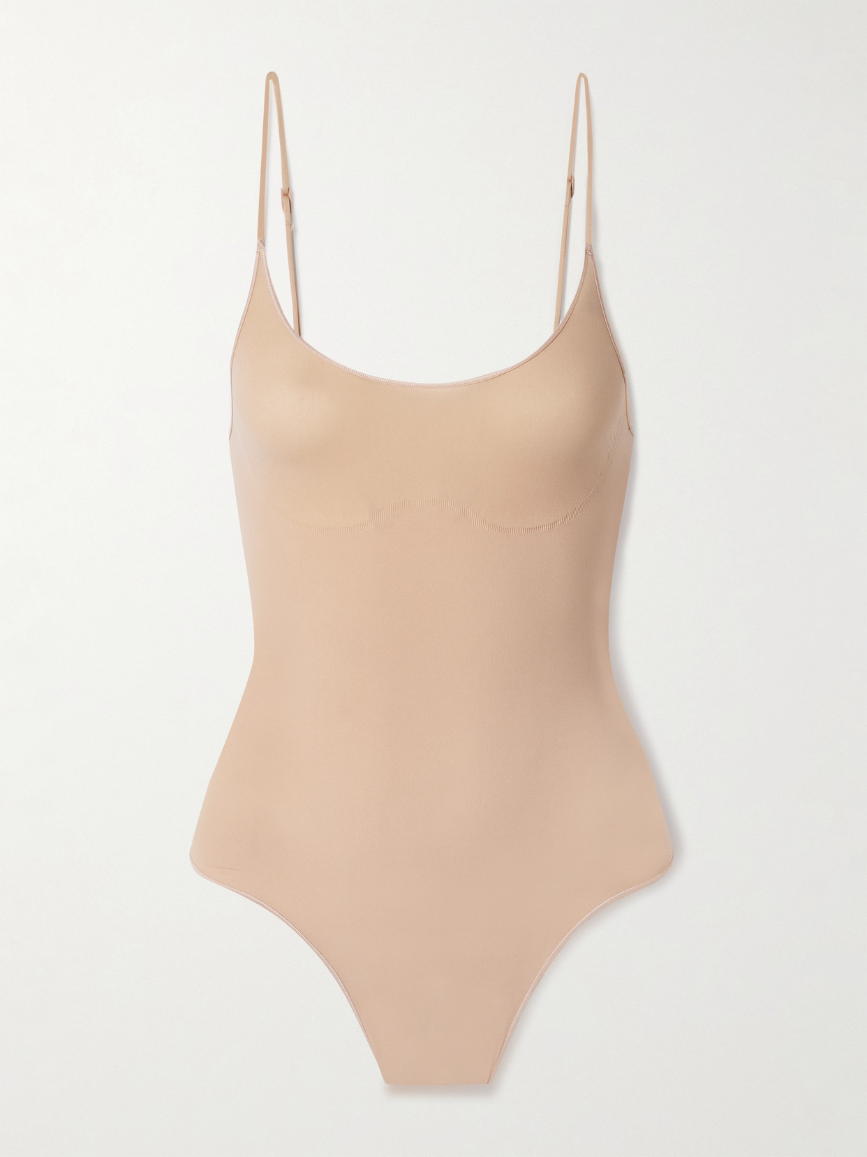 Skims Sheer Seamless Thong Bodysuit