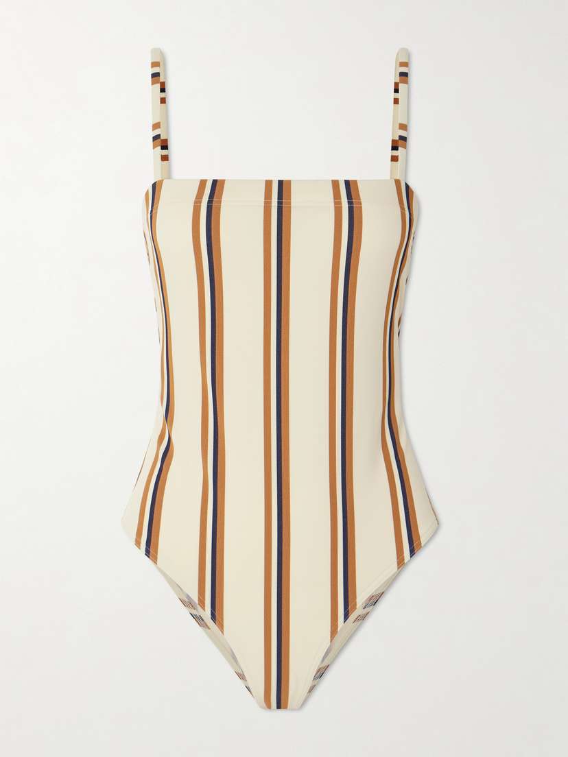 Eres Iode Striped Jacquard Swimsuit