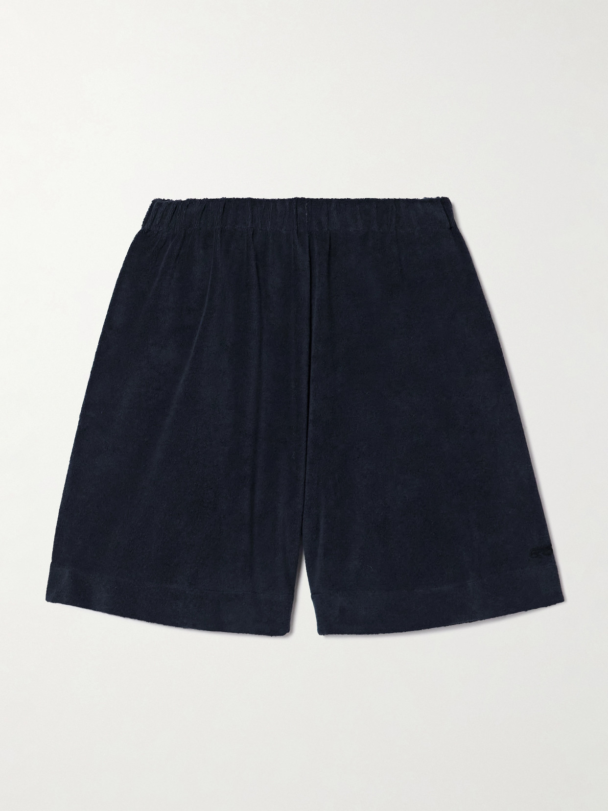 Eres Sauna Cotton-terry Shorts In Blue