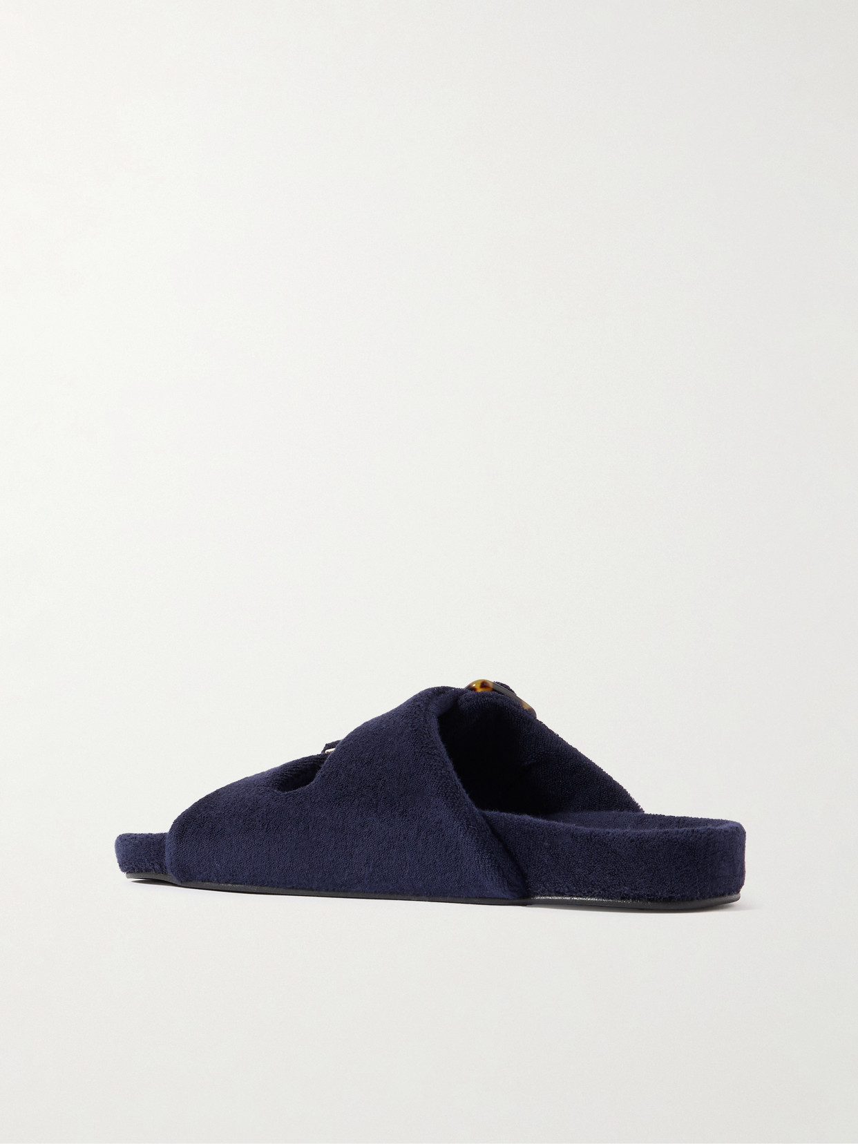 Eres Daphnee Cotton-terry Slides In Blue