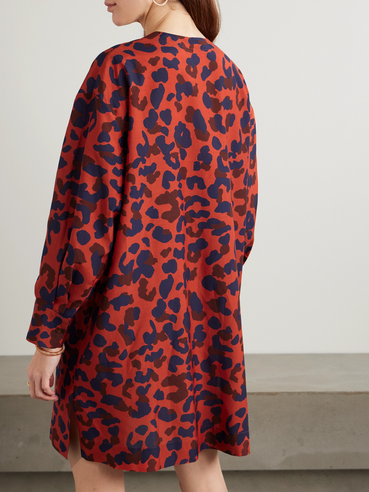 Récifs Printed Cotton And Silk-Blend Shirt