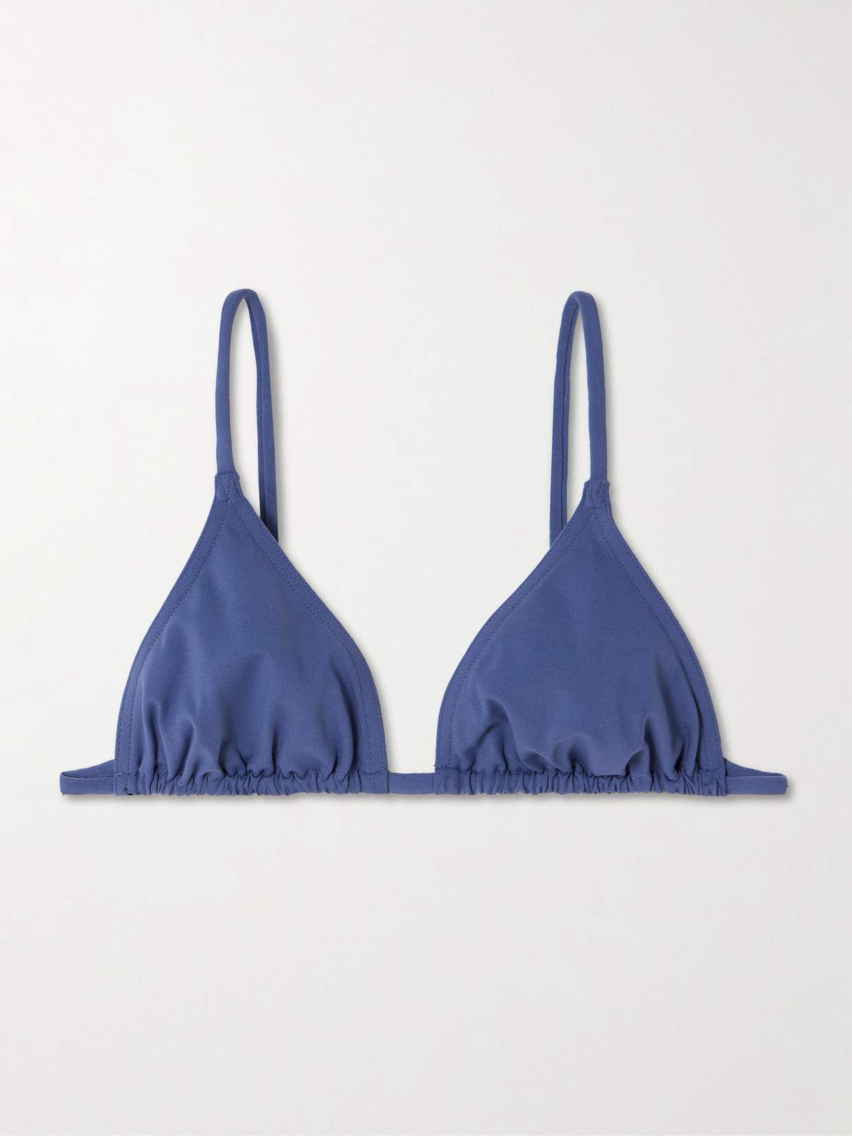 Eres Les Essentiels Mouna Triangle Bikini Top In Blue