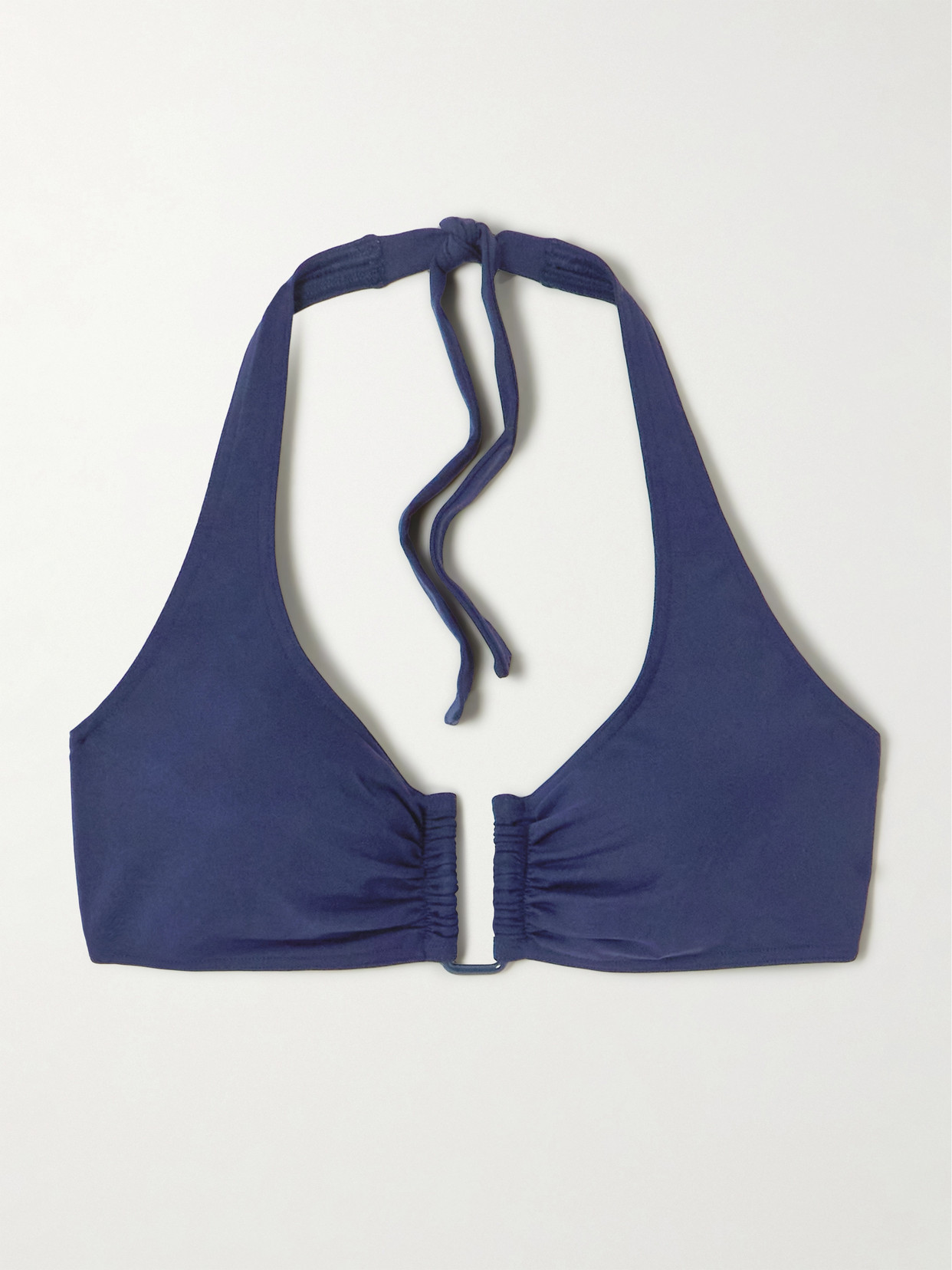 Eres - Les Essentiels Dédicace Embellished Triangle Bikini Top - Navy