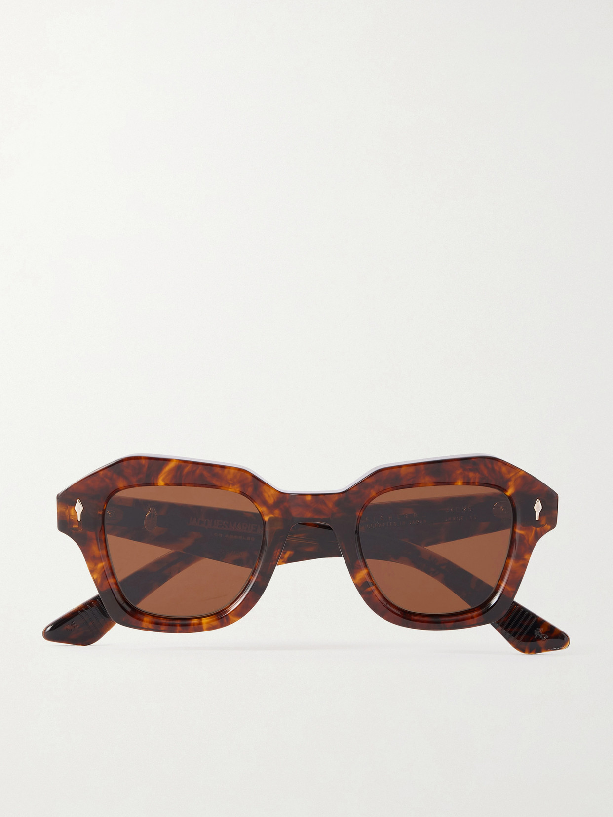 Jacques Marie Mage Eichler Square-frame Tortoiseshell Acetate Sunglasses In Brown