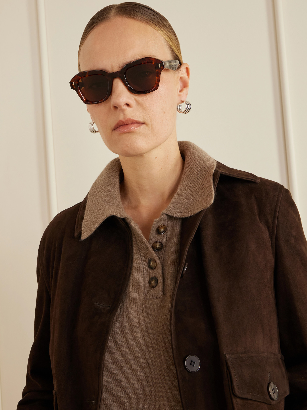 Jacques Marie Mage Eichler Square-frame Tortoiseshell Acetate Sunglasses In Brown