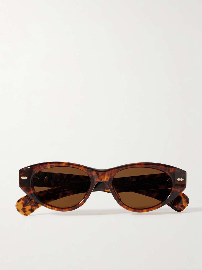 Jacques Marie Mage Krasner Cat-eye Tortoiseshell Acetate Sunglasses