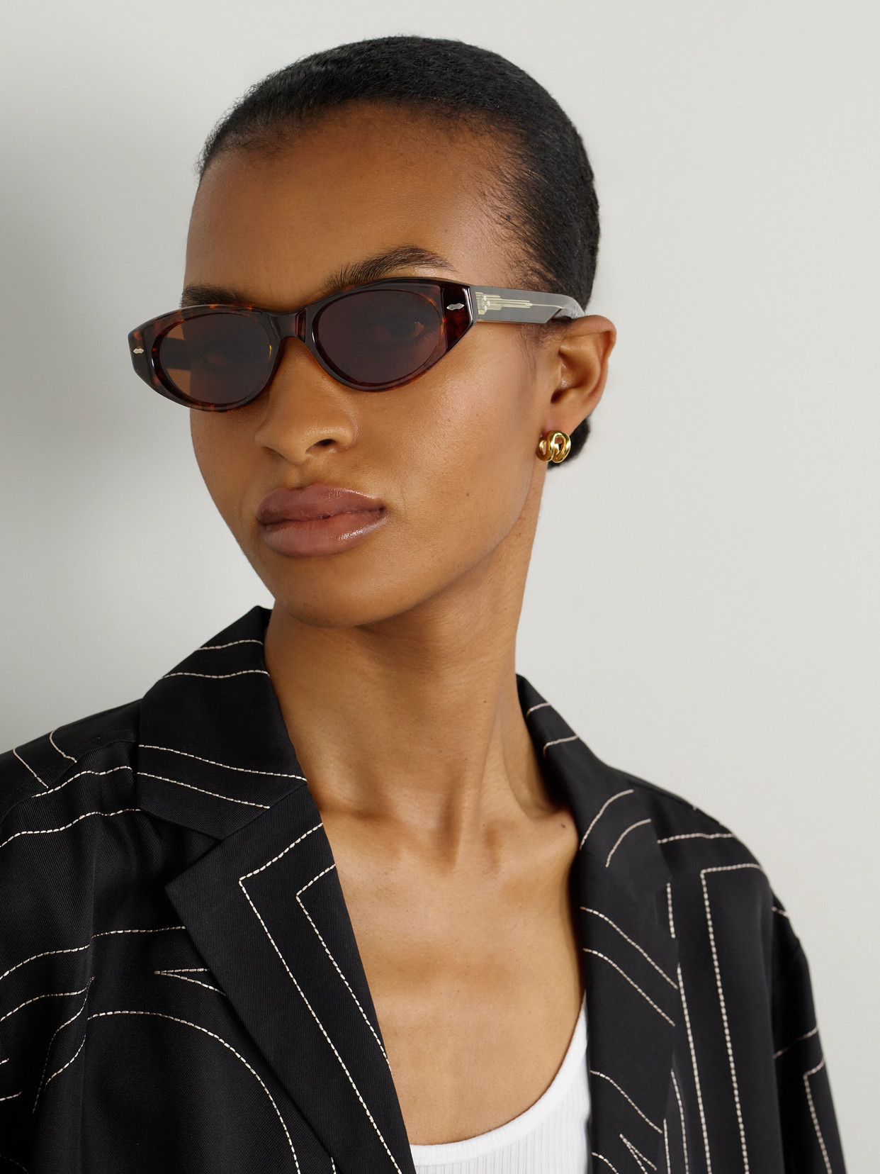 Jacques Marie Mage Krasner Cat-eye Tortoiseshell Acetate Sunglasses