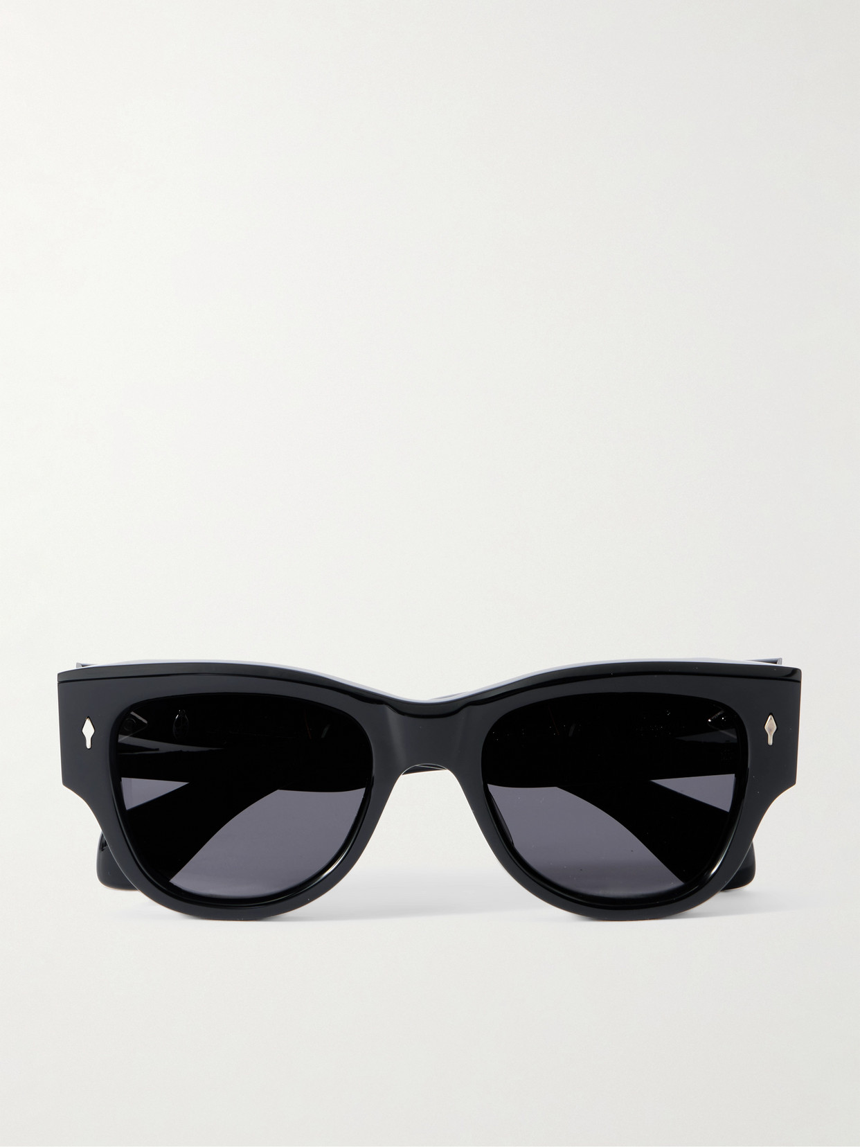 Jacques Marie Mage Chelsea Square-frame Acetate Sunglasses In Black
