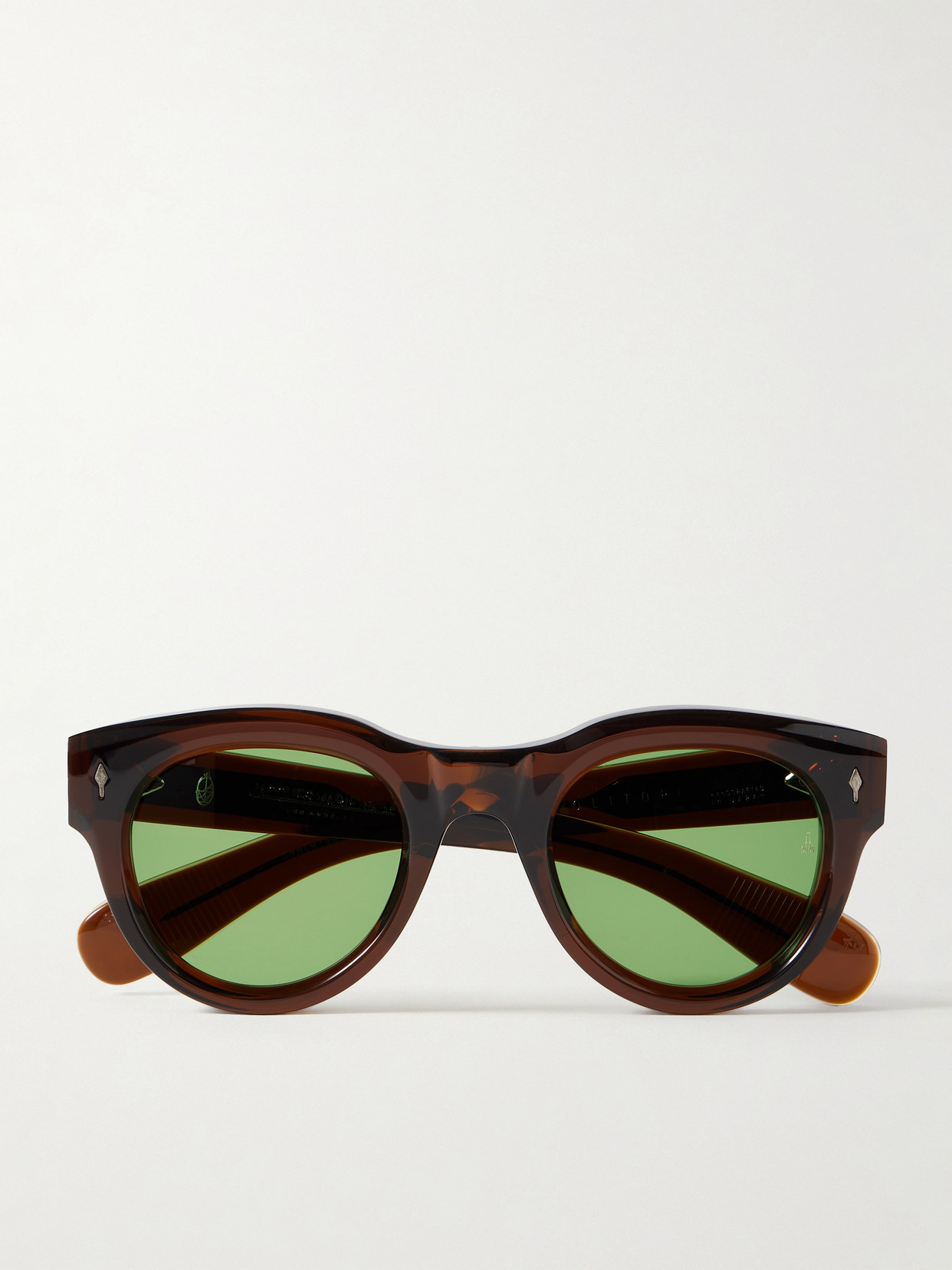 Jacques Marie Mage Molitar Round-frame Acetate Sunglasses In Brown