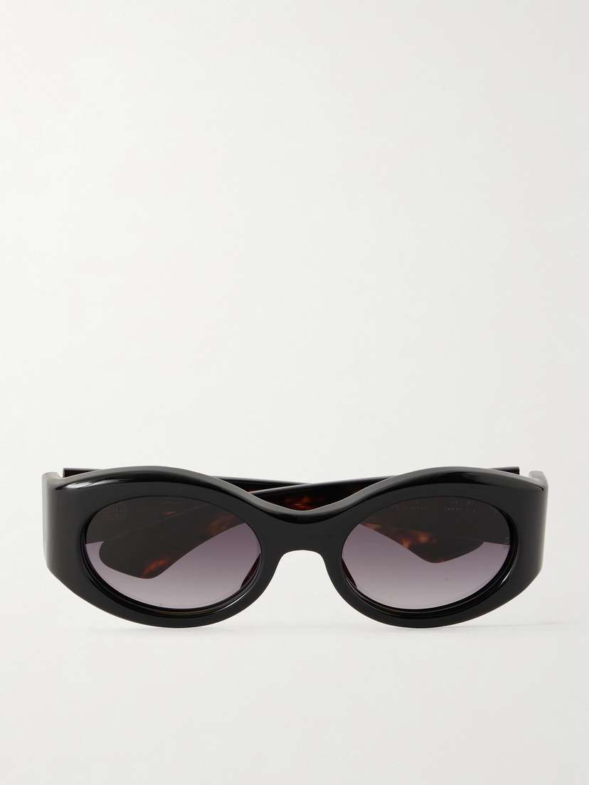 Jacques Marie Mage Gia Oversized Oval-frame Acetate Sunglasses