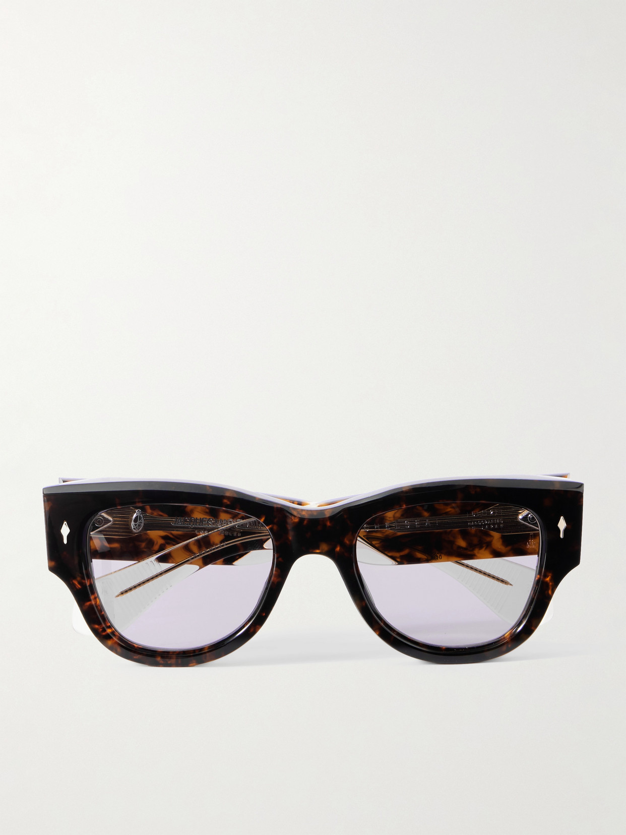 Jacques Marie Mage Chelsea Square-frame Tortoiseshell Acetate Sunglasses In Brown