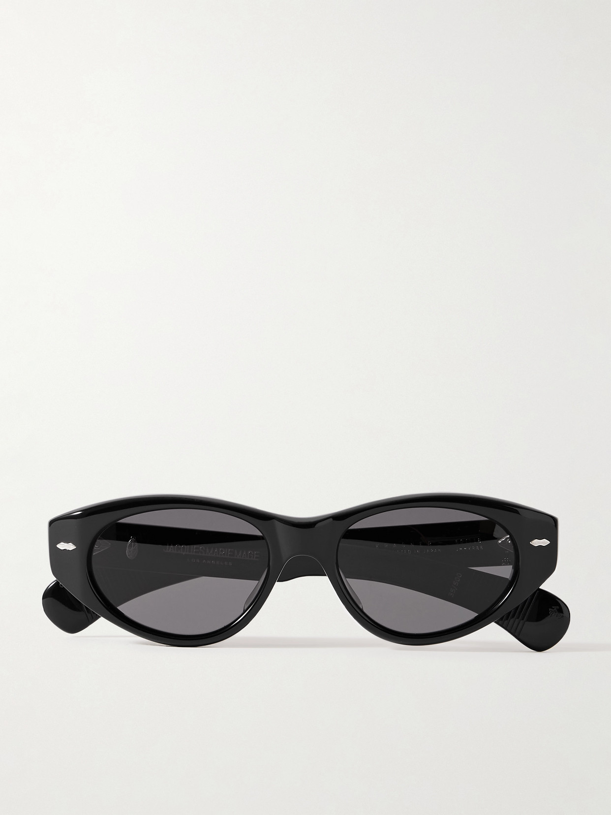 Jacques Marie Mage Krasner Cat-eye Acetate Sunglasses In Black