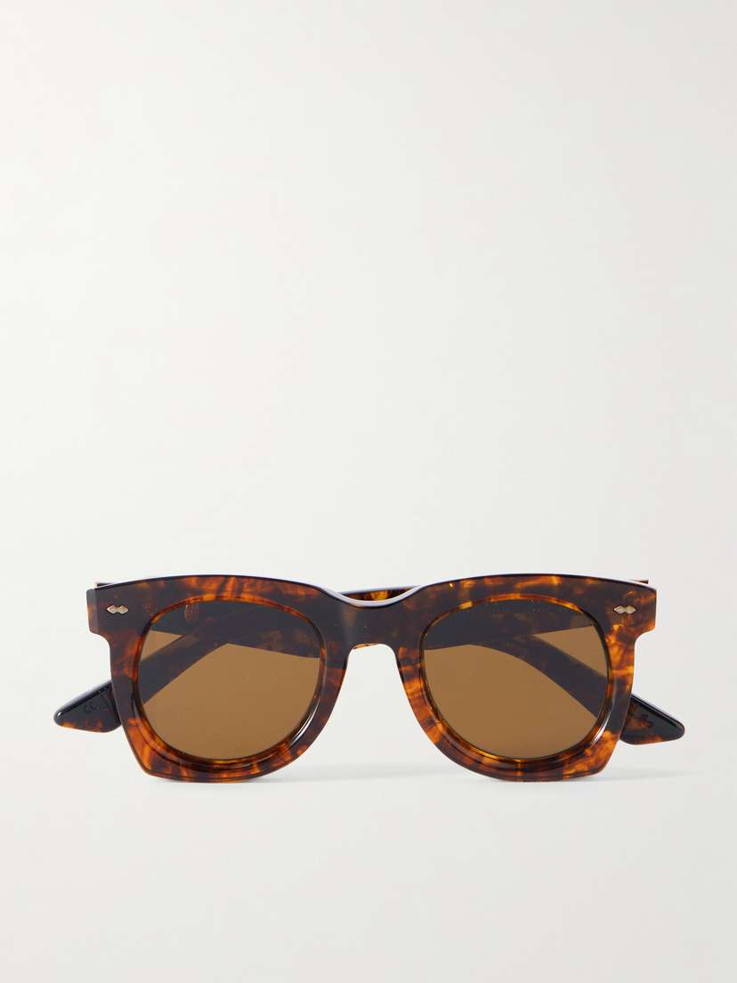Jacques Marie Mage Ava Square-frame Tortoiseshell Acetate Sunglasses