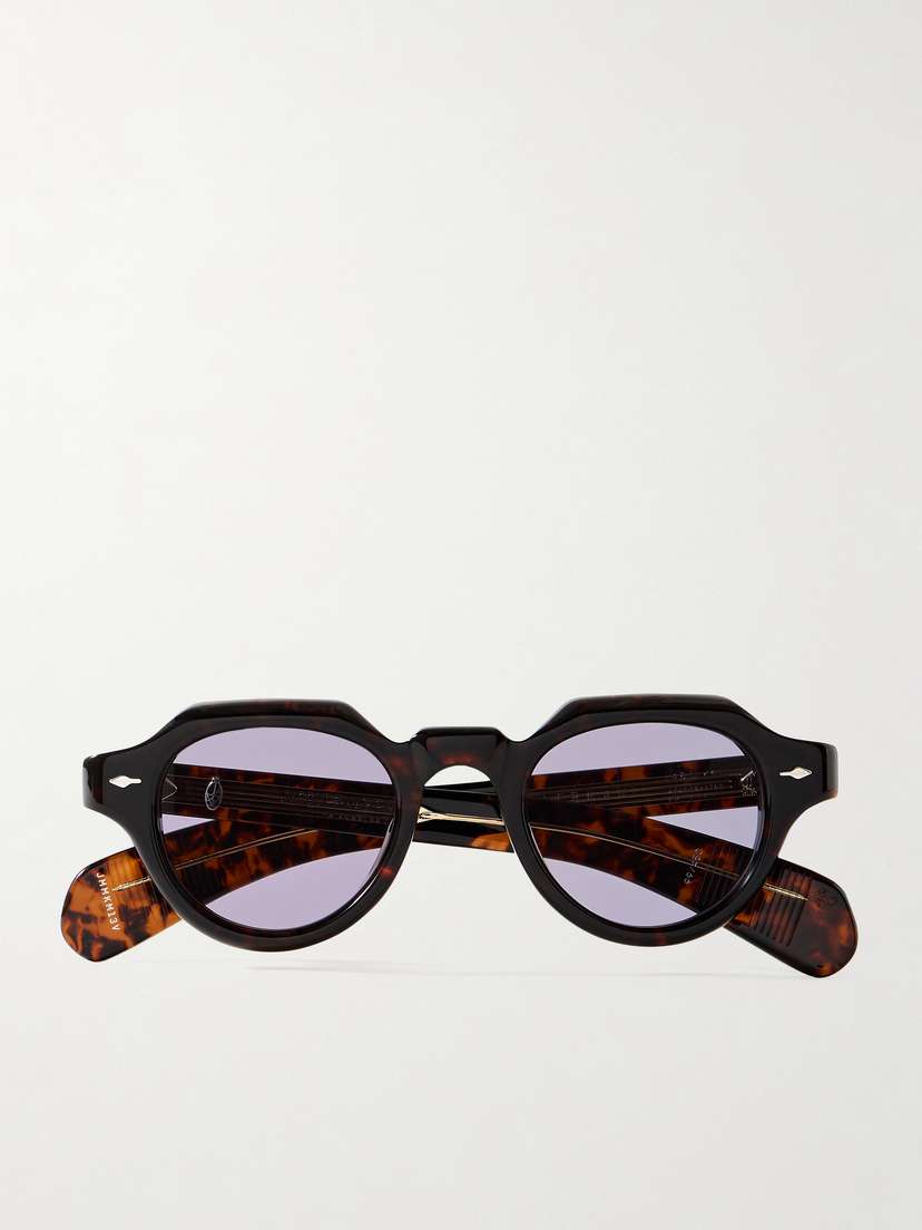 Jacques Marie Mage Kellerman Round-frame Tortoiseshell Acetate Sunglasses