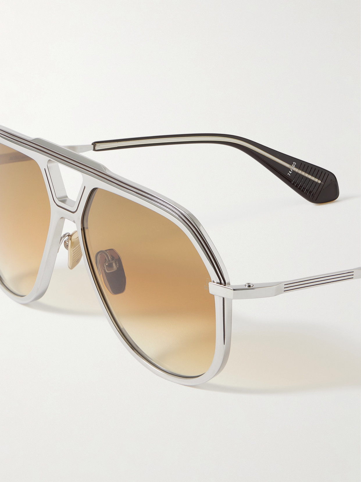 Jacques Marie Mage Lockheed Aviator-style Titanium And Acetate Sunglasses