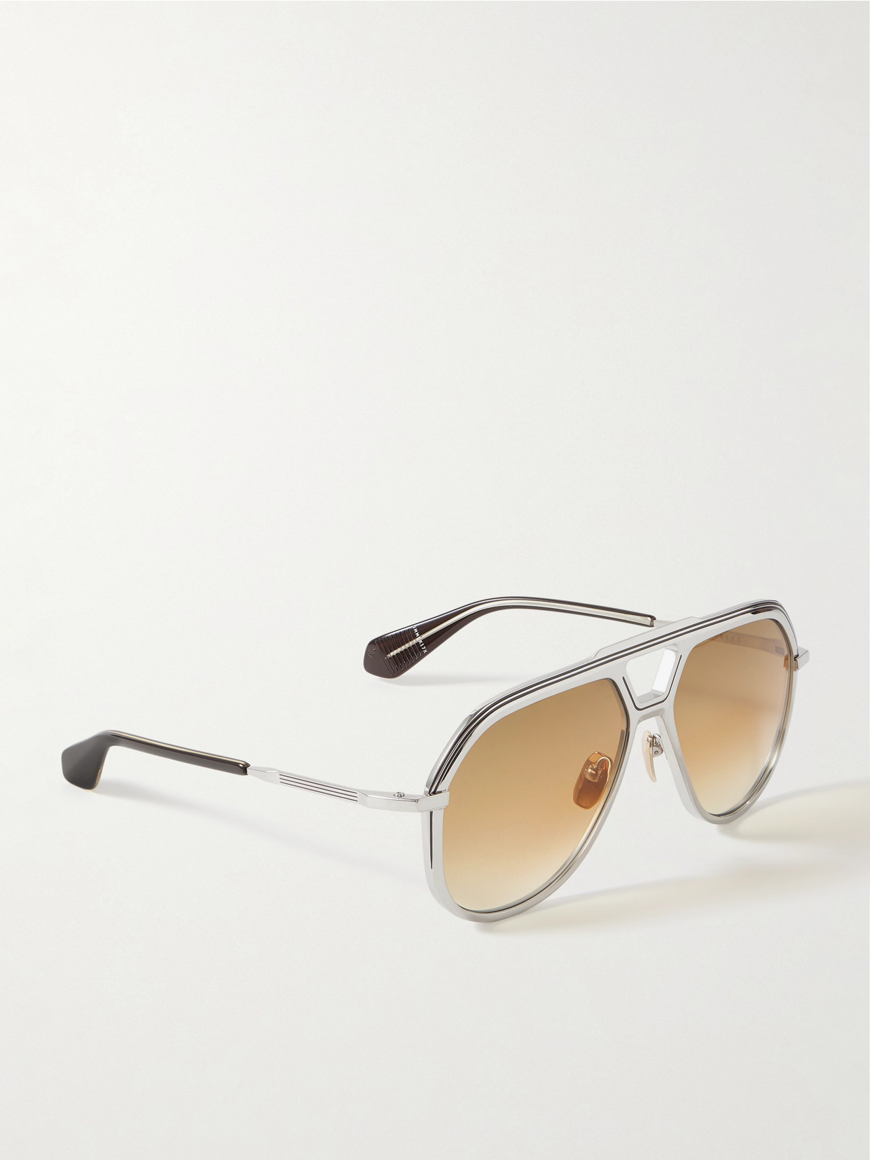 Jacques Marie Mage Lockheed Aviator-style Titanium And Acetate Sunglasses