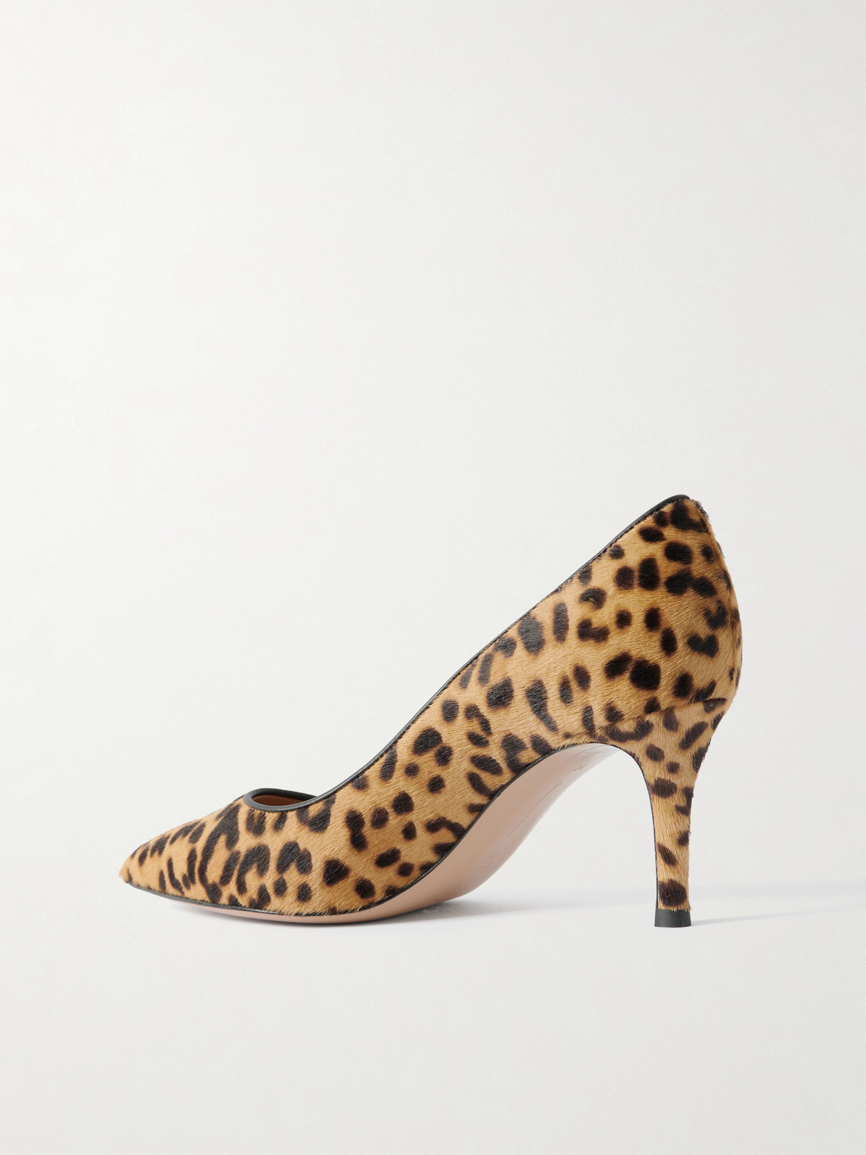Gianvito Rossi 70 Leopard-print Calf Hair Pumps