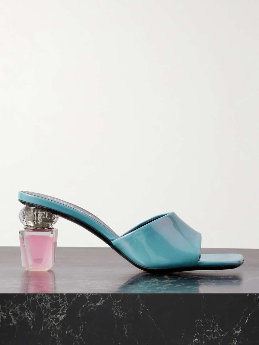 Versace Patent-leather Mules