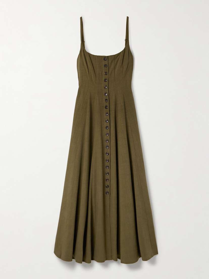 La Ligne Alba Woven Midi Dress
