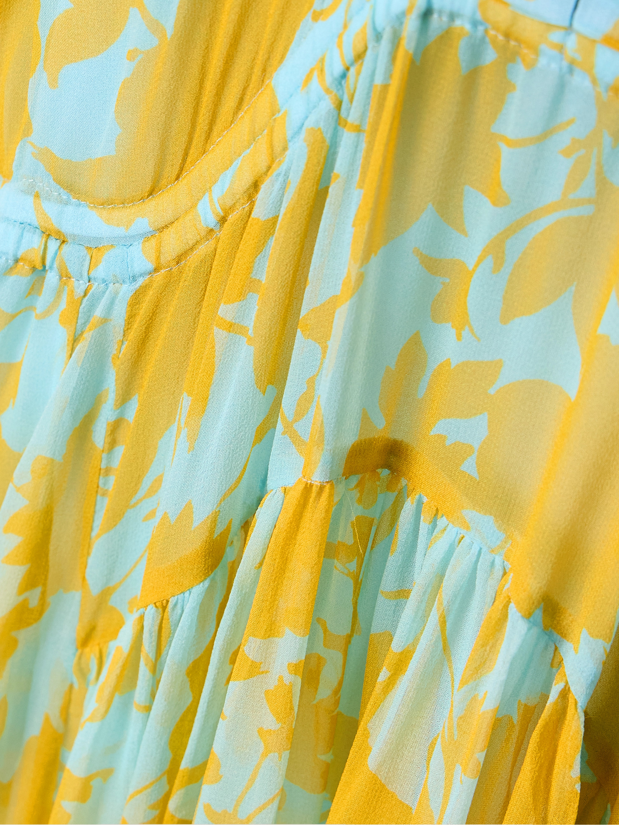 La Ligne Constance floral-print silk-chiffon midi dress thumbnail