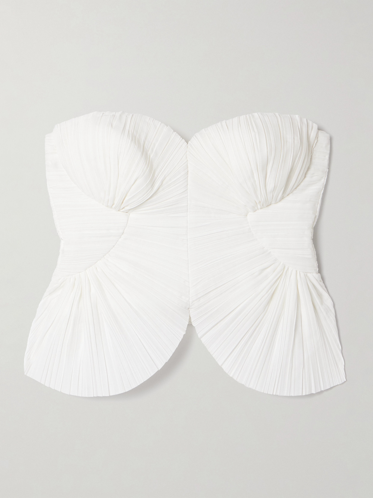 Cult Gaia Jace Topwear In White Cotton In Off-white