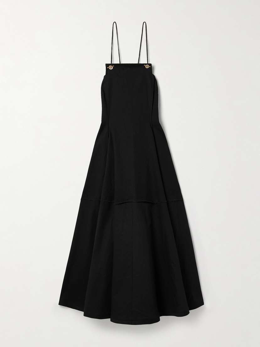 Cult Gaia Maka Cotton-blend Twill Midi Dress - xx small