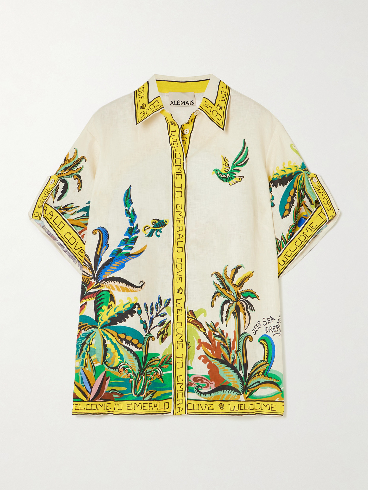 ALÉMAIS - Day Dream Printed Linen Shirt - Multi