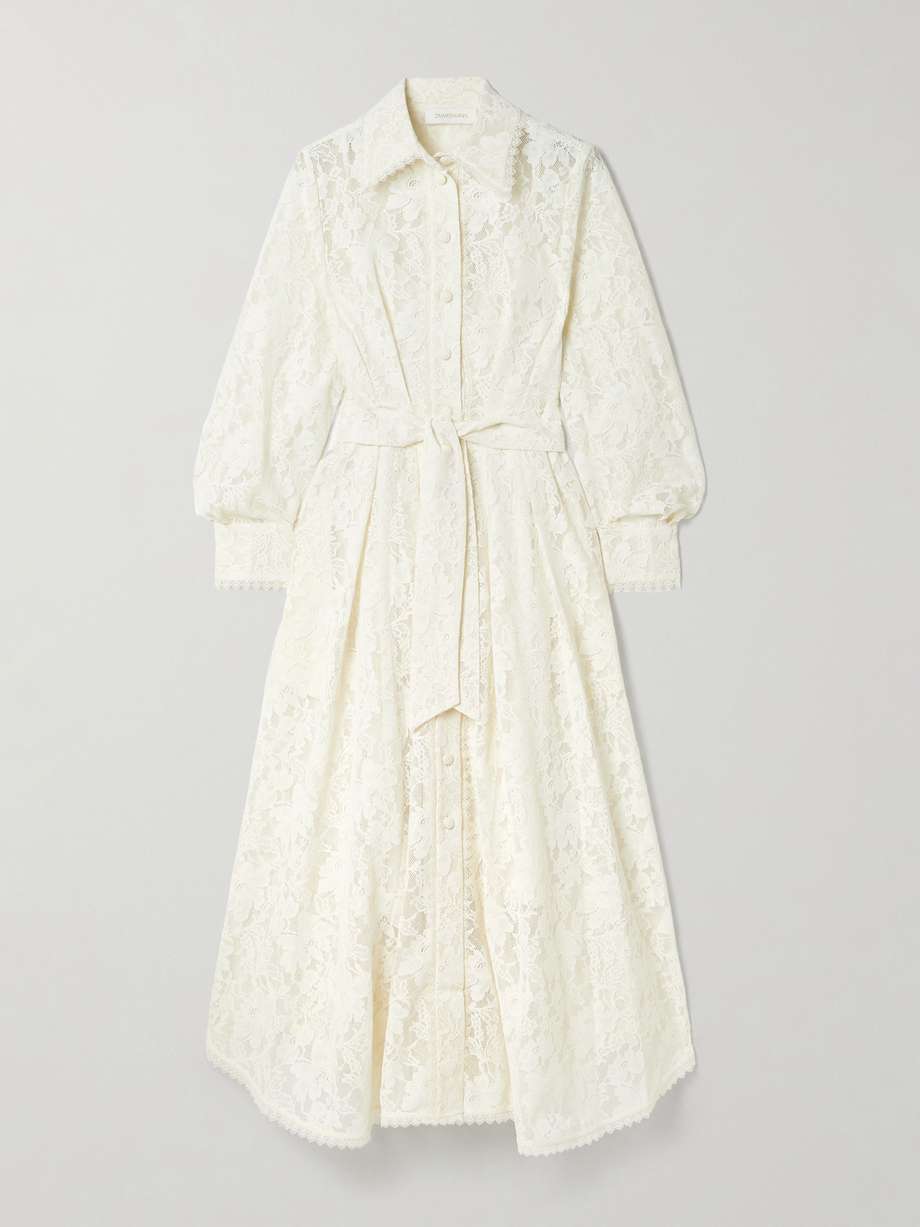 dawning pleated corded lace midi dress