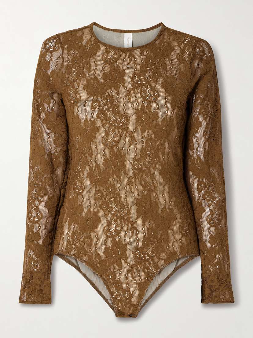 Zimmermann Stretch-corded Lace Bodysuit