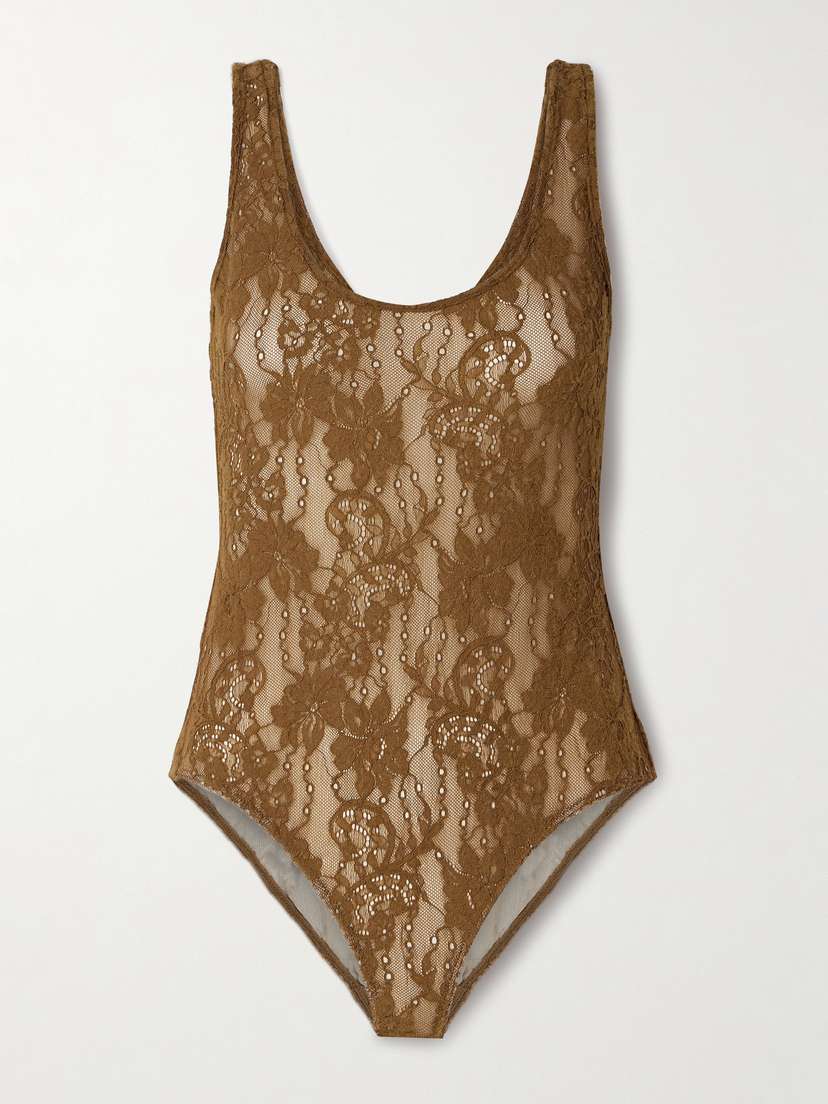 Zimmermann Stretch-corded Lace Bodysuit