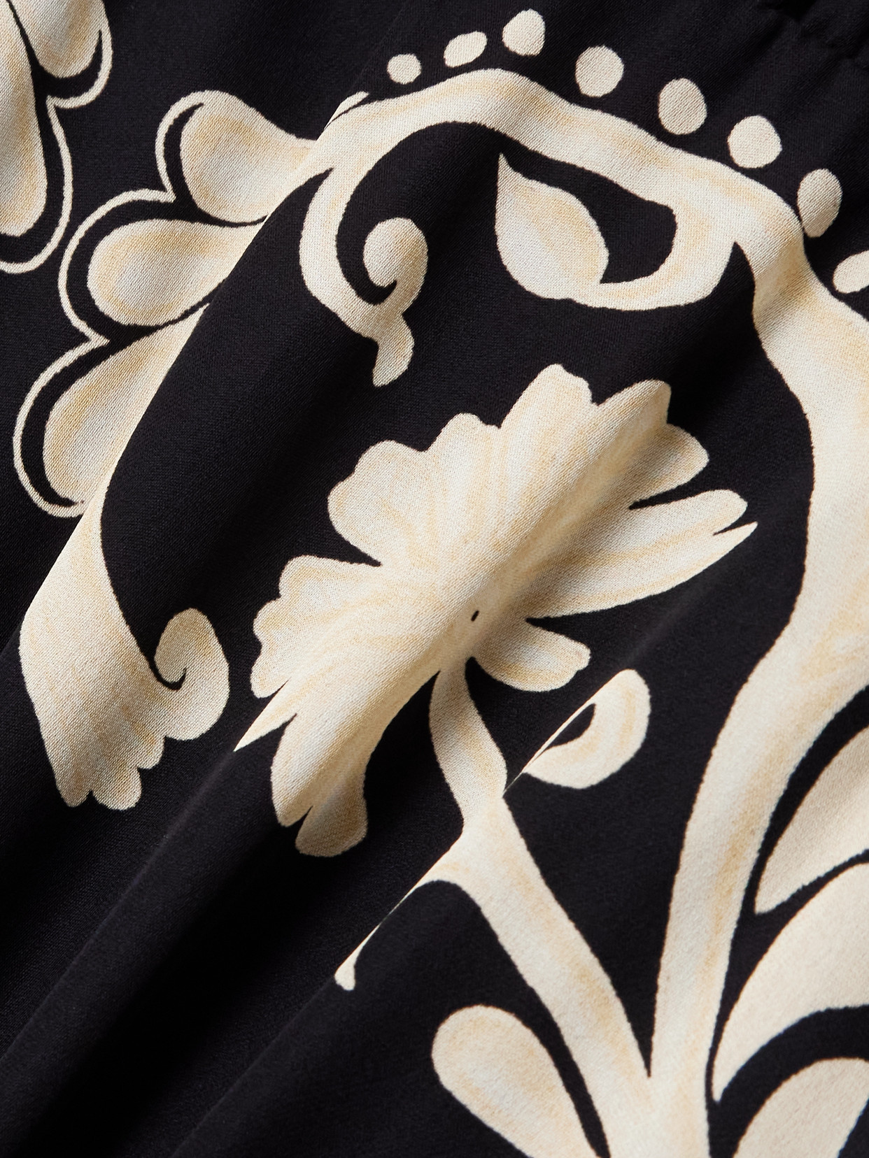 Johanna Ortiz Legenda Del Tiempo Printed Silk-georgette Maxi Dress In Black