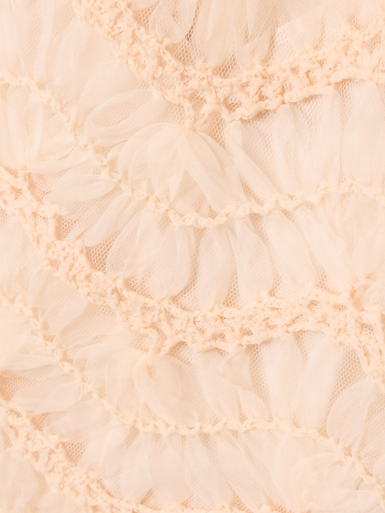 Shop Zimmermann Illuminate Macramé And Tulle-trimmed Gathered Silk-organza Gown In Orange