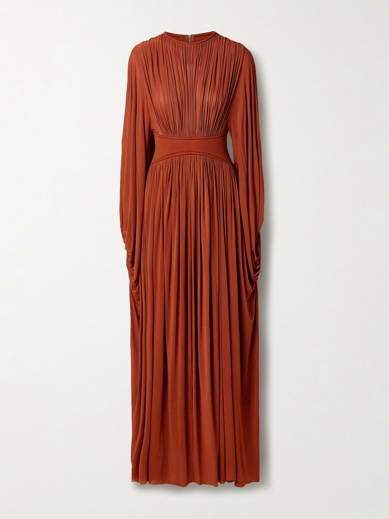 Zimmermann Batwing Illuminated Maxi Dress In Red