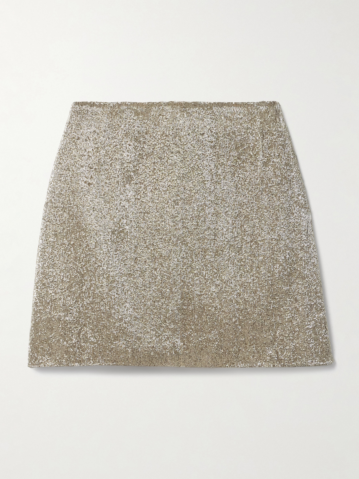 Wiederhoeft - Bead-embellished Tulle Mini Skirt - Gray
