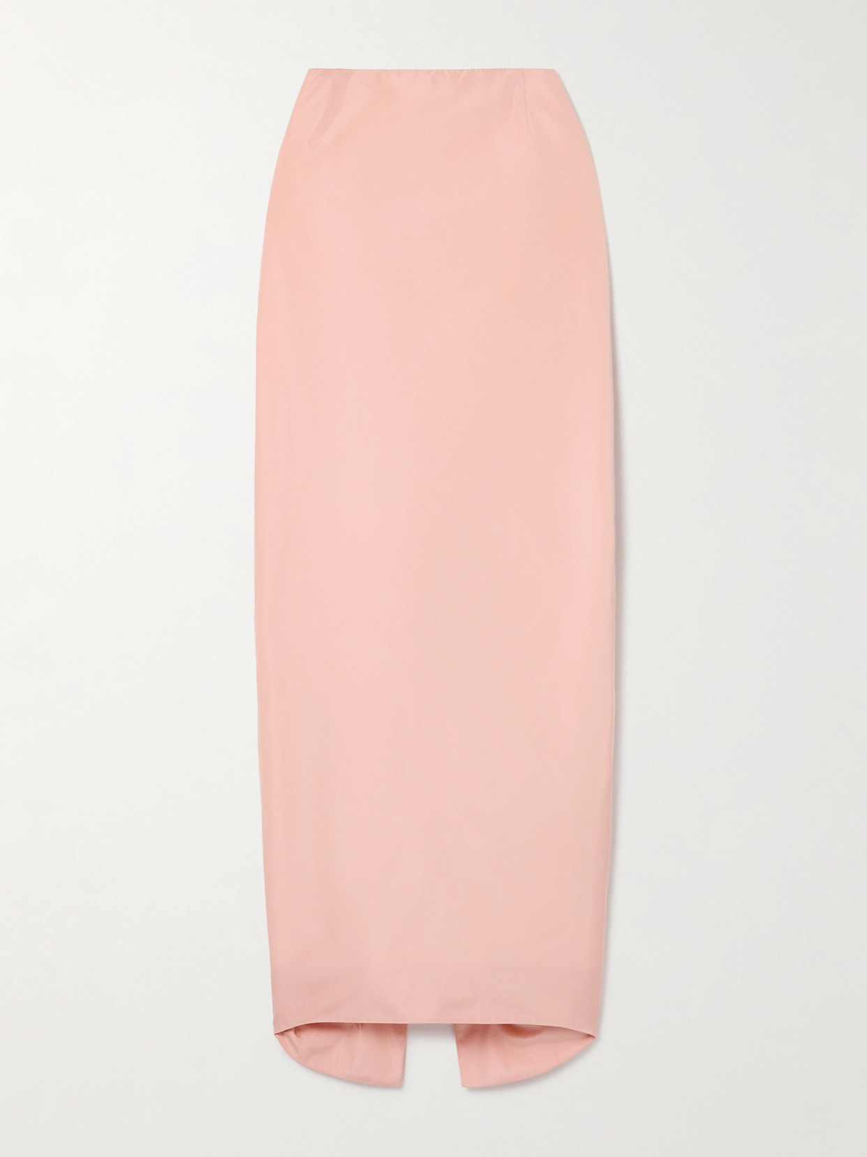 Wiederhoeft Ophelia Taffeta Maxi Skirt In Orange