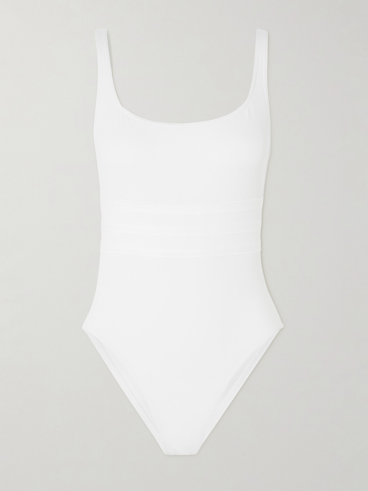 Eres Les Essentiels Asia Paneled Swimsuit In White