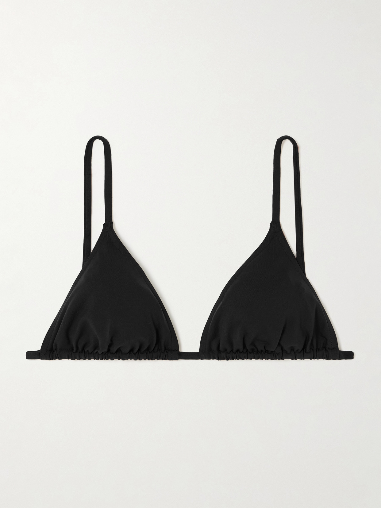 Eres Les Essentiels Mouna Triangle Bikini Top In Black