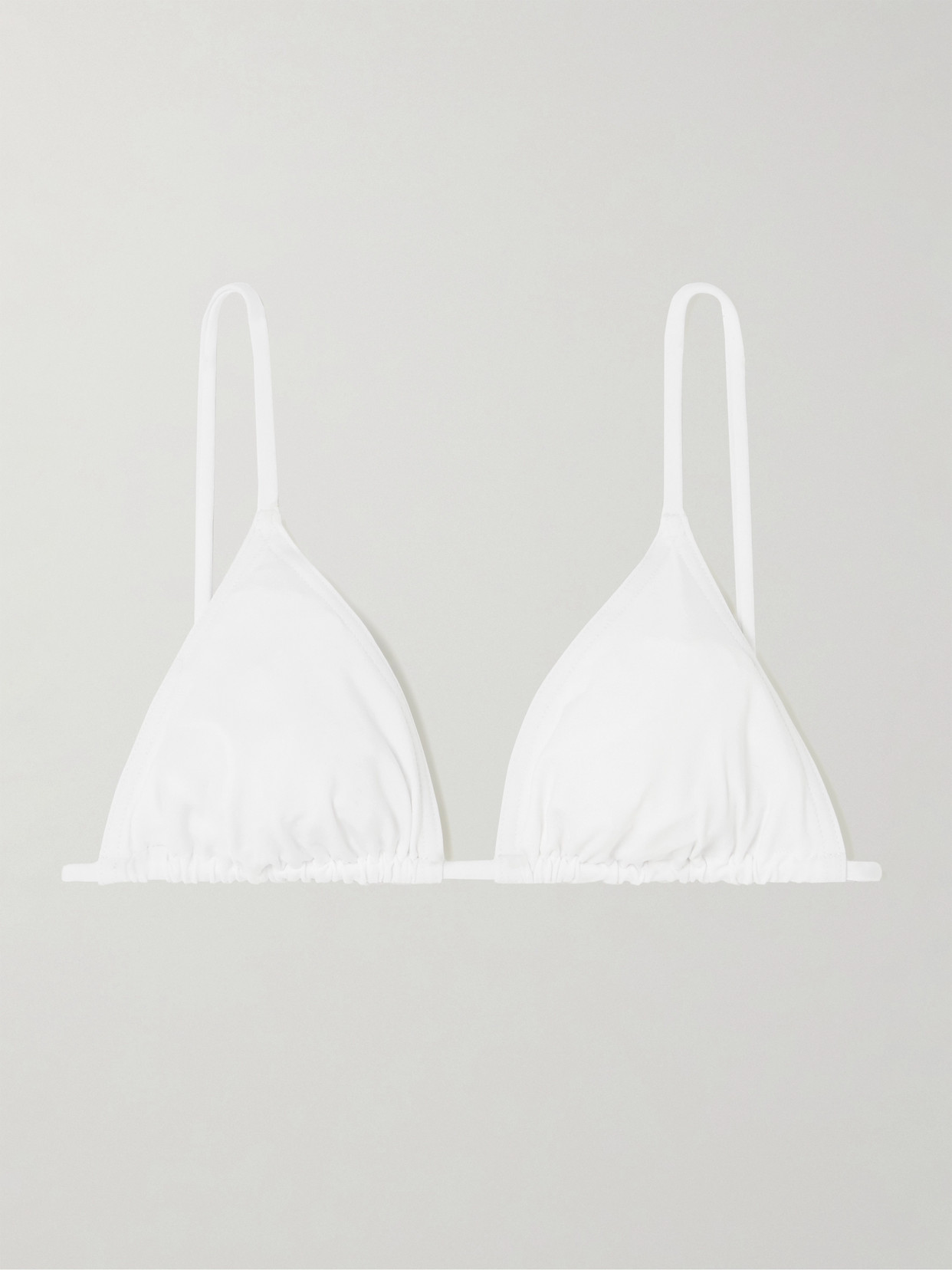 Eres Les Essentiels Mouna Triangle Bikini Top In White