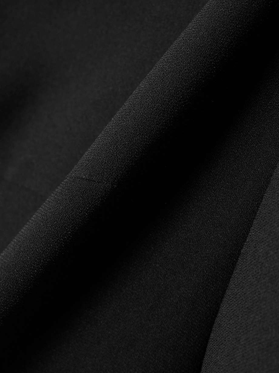 clelia open-back crepe gown