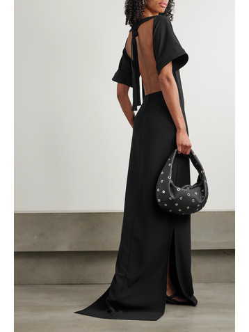 16Arlington Clelia open-back crepe gown