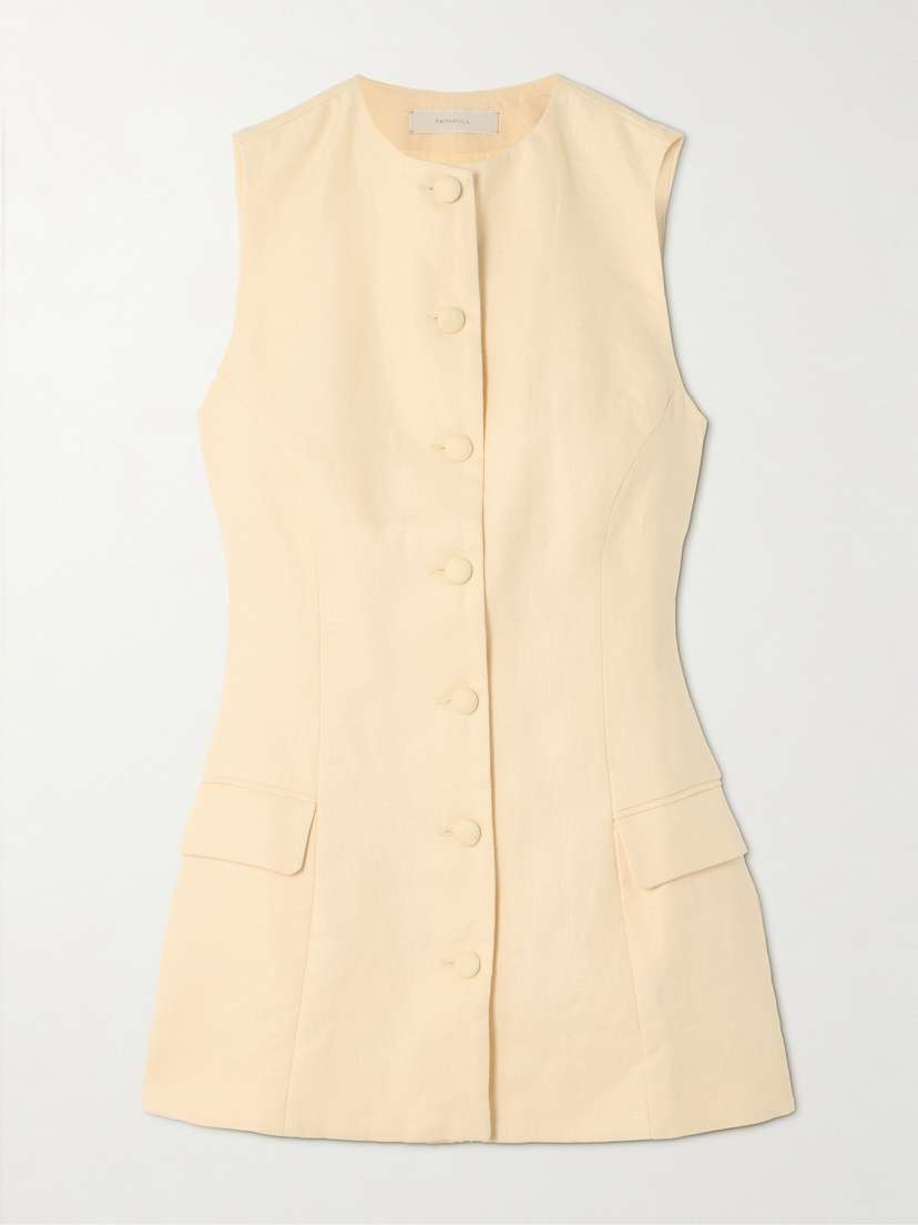 Faithfull Jane Linen Vest