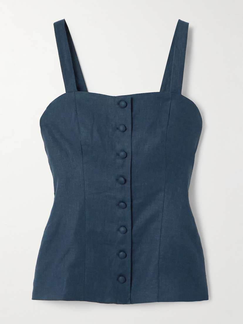 Faithfull Corbiere Linen Top