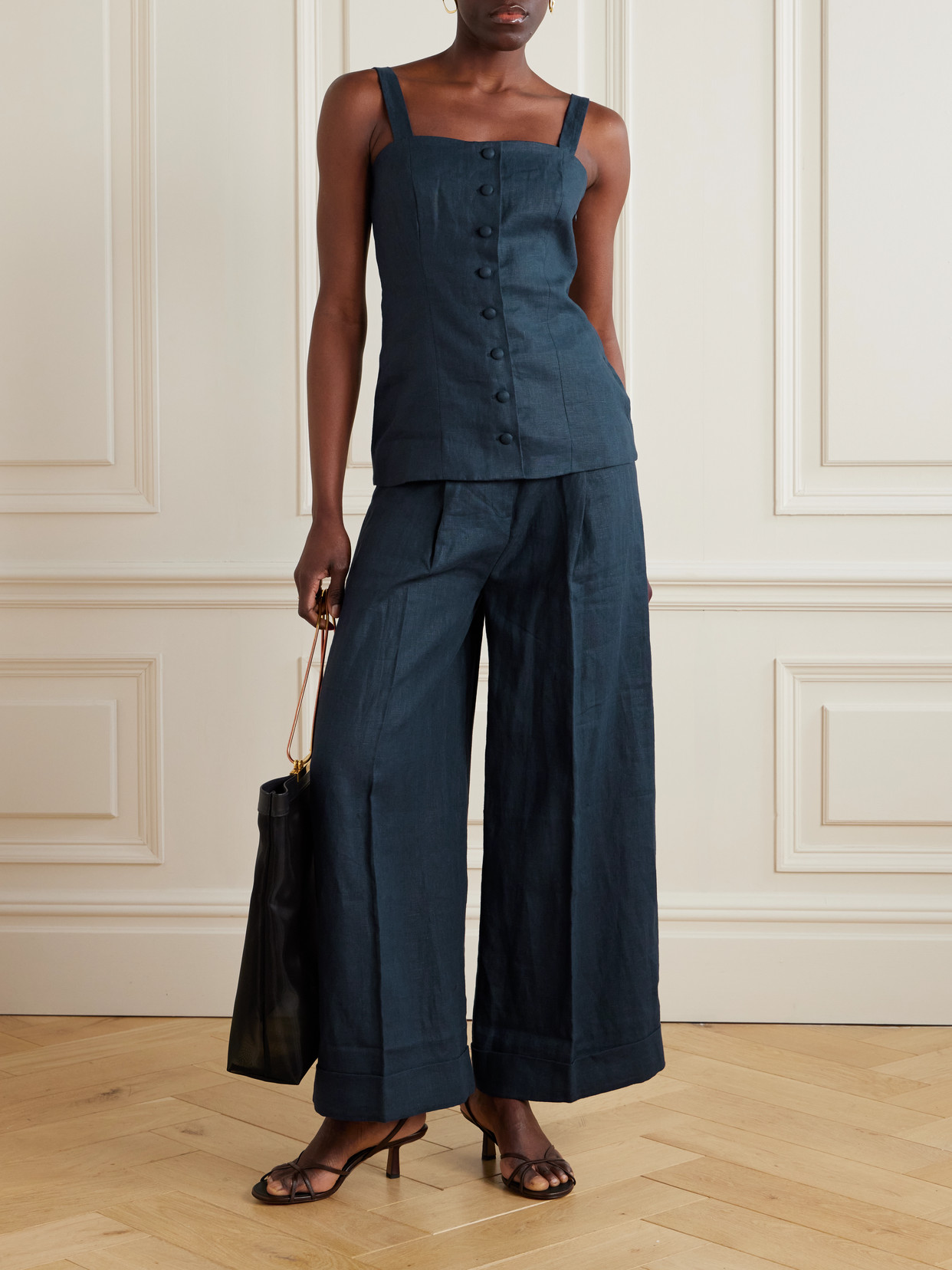 FAITHFULL CORBIERE LINEN TOP